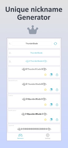 FF: Nickname Generator Screenshot 1 of 4