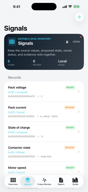 Framecairn: CAN Decoder screenshot 3