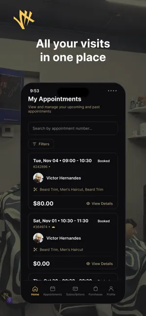 VH Pro Barbers screenshot 2