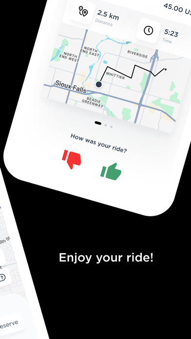 Jaunt: The Electric Ride iPhone screenshot 4 - Travel app