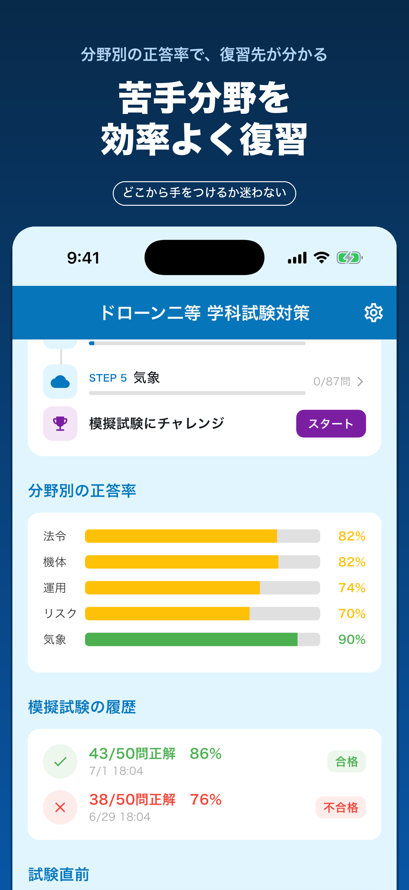 ドローン二等 国家資格 学科試験対策 screenshot 7