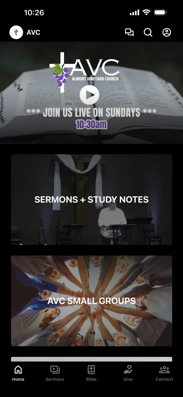 Screenshot #1 pour Almont Vineyard Church