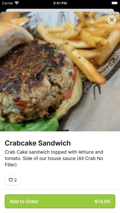 Gourmet Burger Bistro iPhone screenshot 3 - Food & Drink app