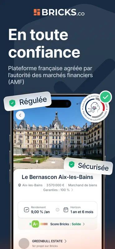 Bricks : Immobilier & Épargne screenshot 4 of 9