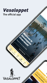 The official Vasaloppet app screenshot
