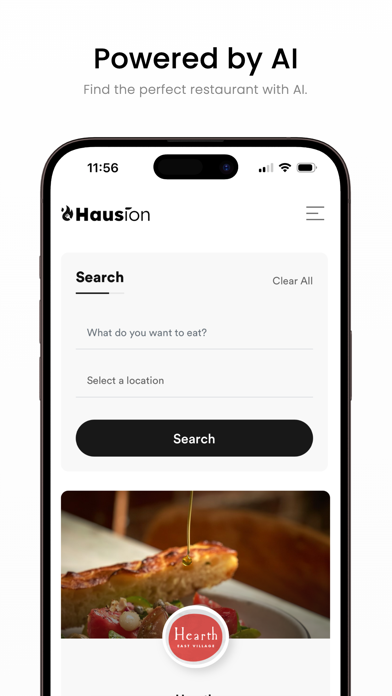 Hausion: Discover Restaurants Screenshot