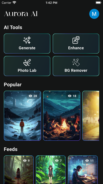 Aurora - Photo AI Screenshot
