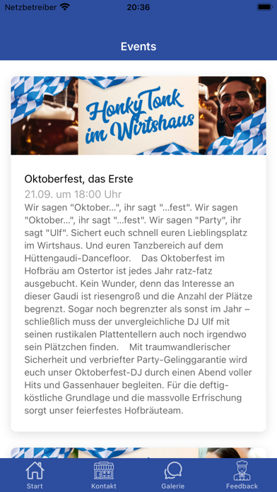 Hofbräu am Ostertor Screenshot 3 - AppWisp.com Hofbräu am Ostertor Screenshot 3 - AppWisp.com