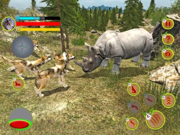 Wolf Simulator: Wild RPG iPad screenshot