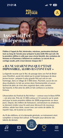Festival du Roi Arthur iPhone screenshot 4