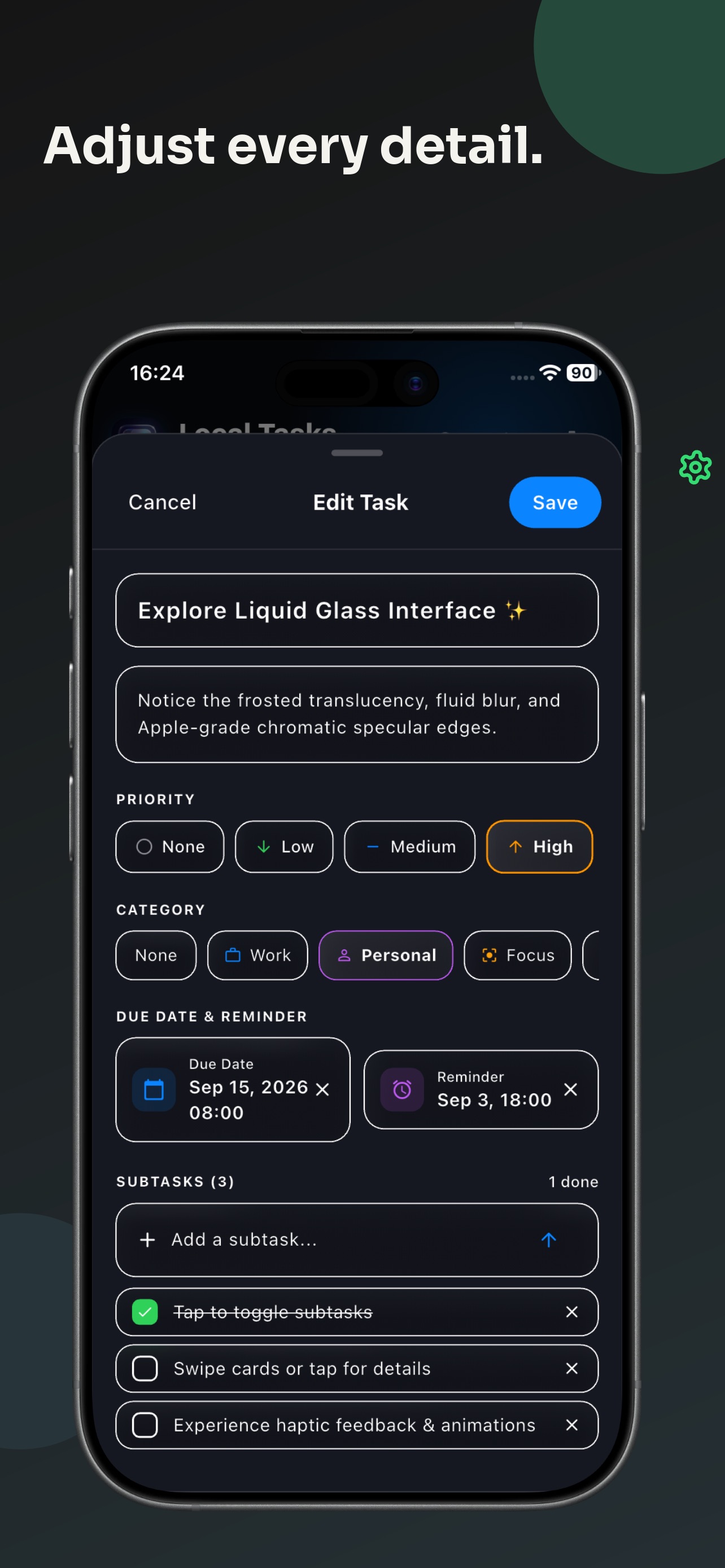 Screenshot 3 of Local Tasks - Private & Secure