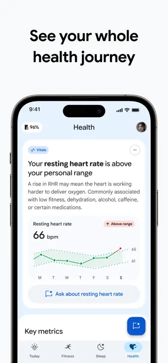 Google Health (Fitbit): Screenshot 4 von 5