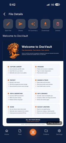 DocVault screenshot 3