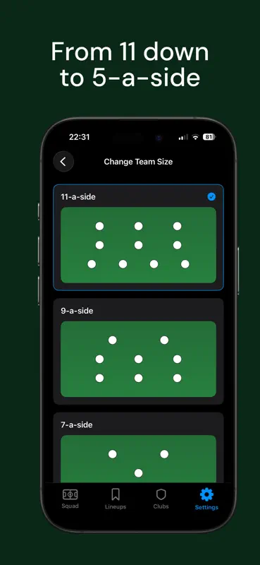 Squad11: Football Lineup Maker screenshot 7 of 7