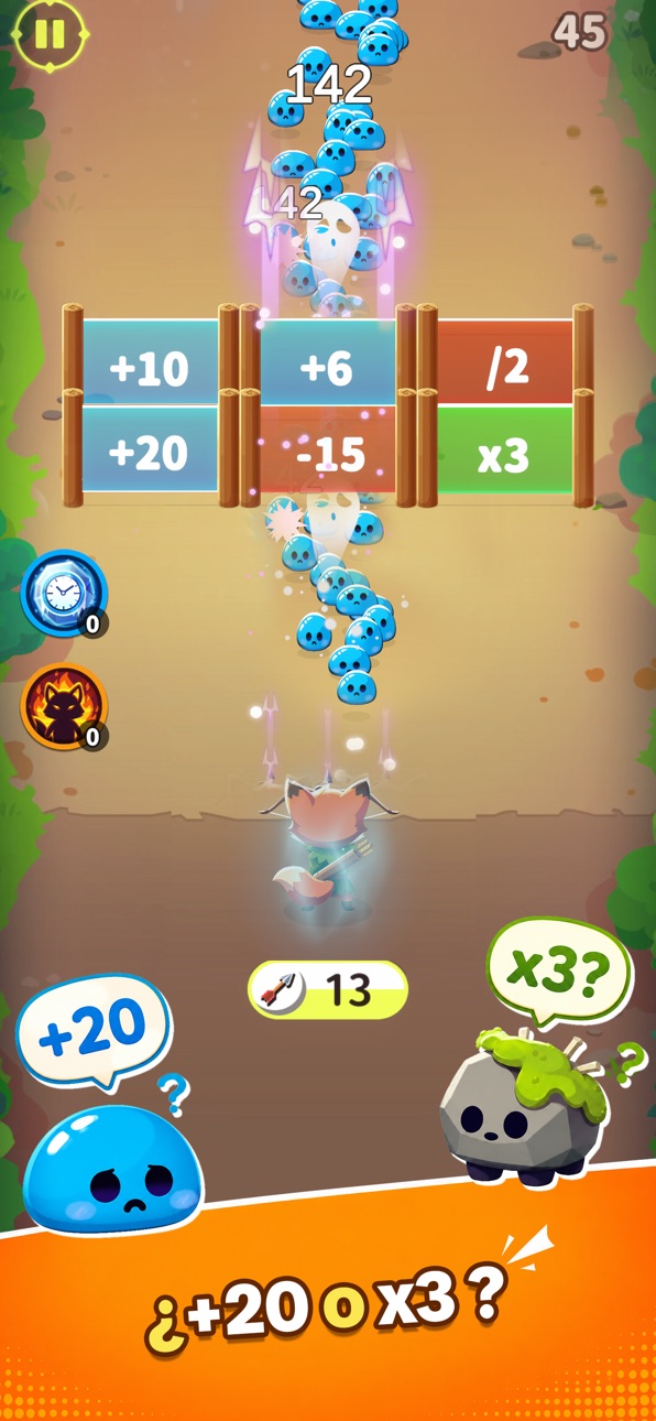 Fox Shot: Number Run iOS Mod IPA screenshot 1 - iOS game interface