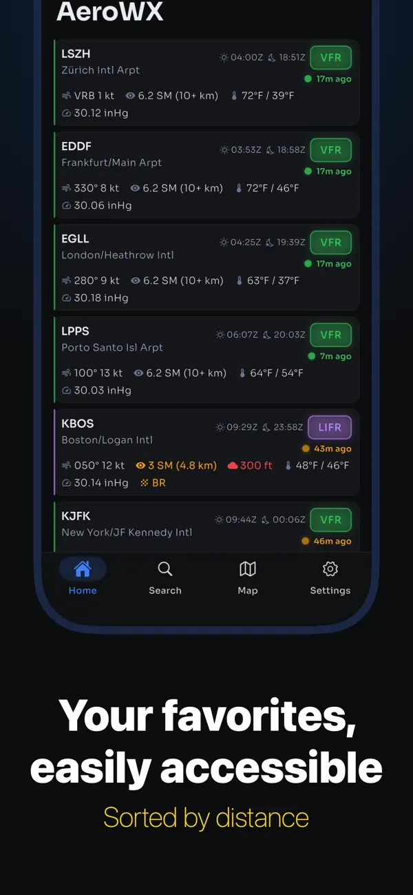 Screenshot #3 pour AeroWX - Aviation Weather