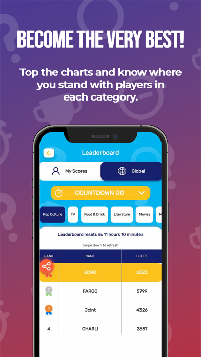 Buzztime Trivia Screenshot