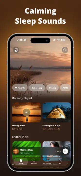Brown Noise App for Sleep : capture d’écran 5 sur 6