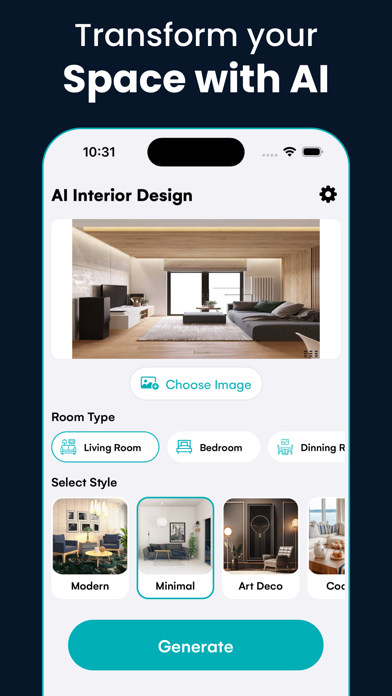 AI Interior Design Home Decor! Screenshot
