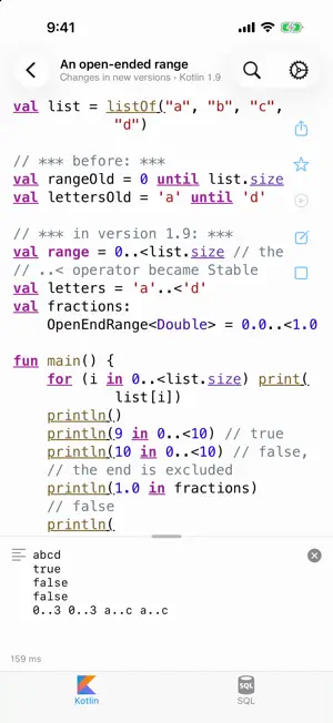Kotlin Recipes: Code & SQL screenshot 4