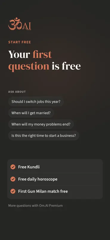 Om.AI – AI Astrology & Kundli screenshot 8 of 8