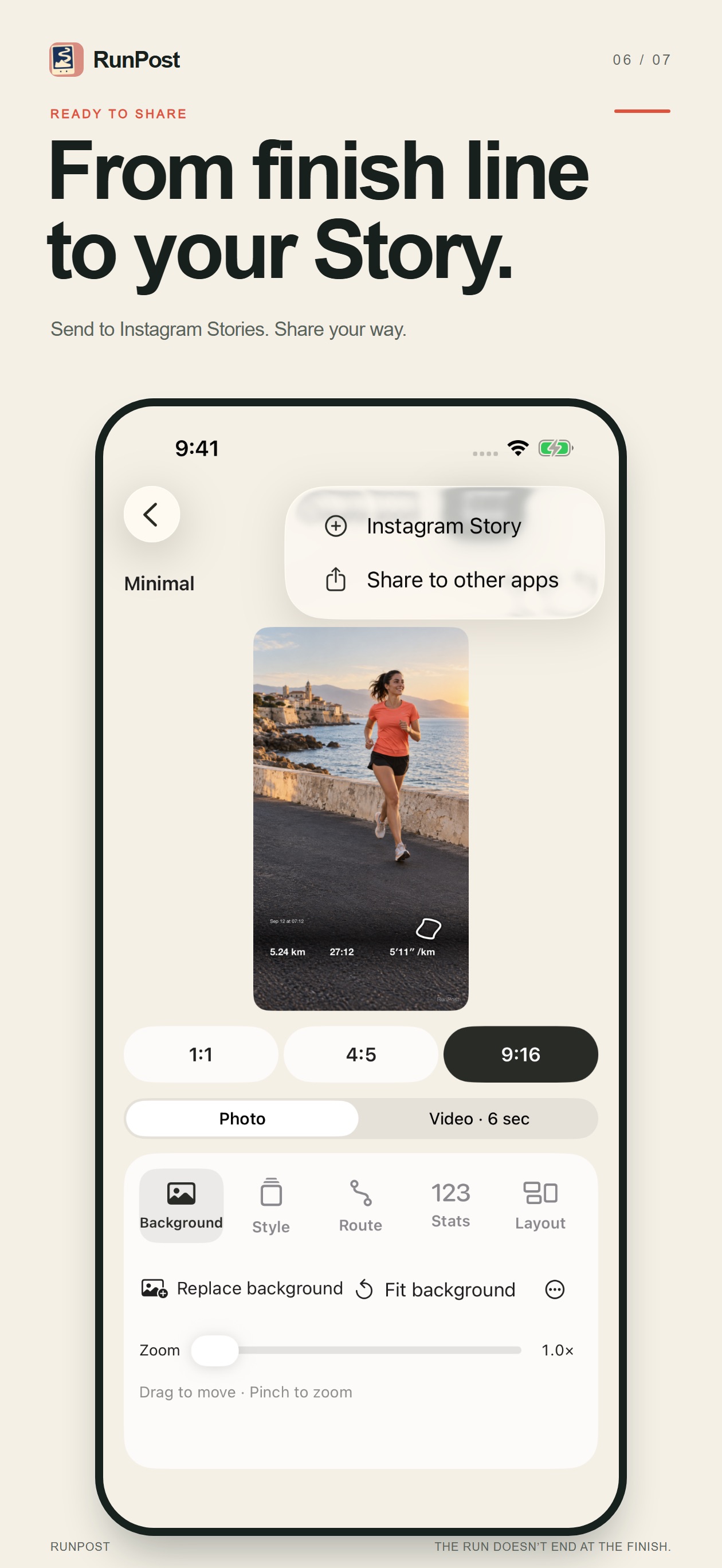 Screenshot 6 of RunPost: Run Photos & Video