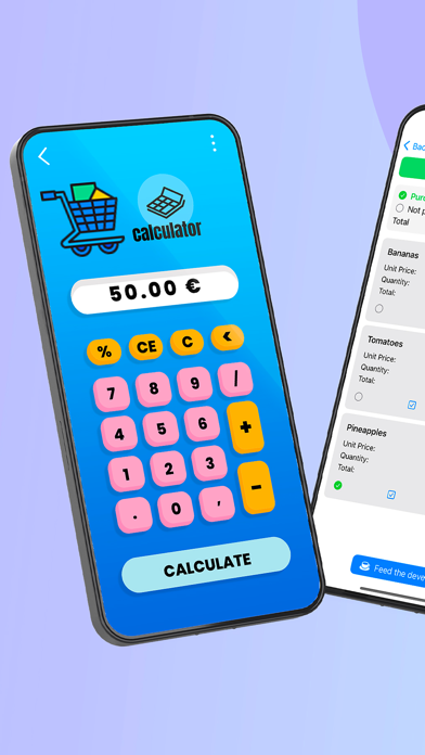 SJ Cart Calculator Screenshot