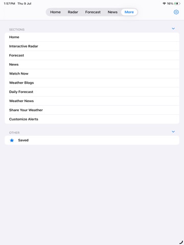 News on 6 Weather iPad screenshot