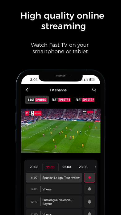 Fast TV - Stream live sports Screenshot