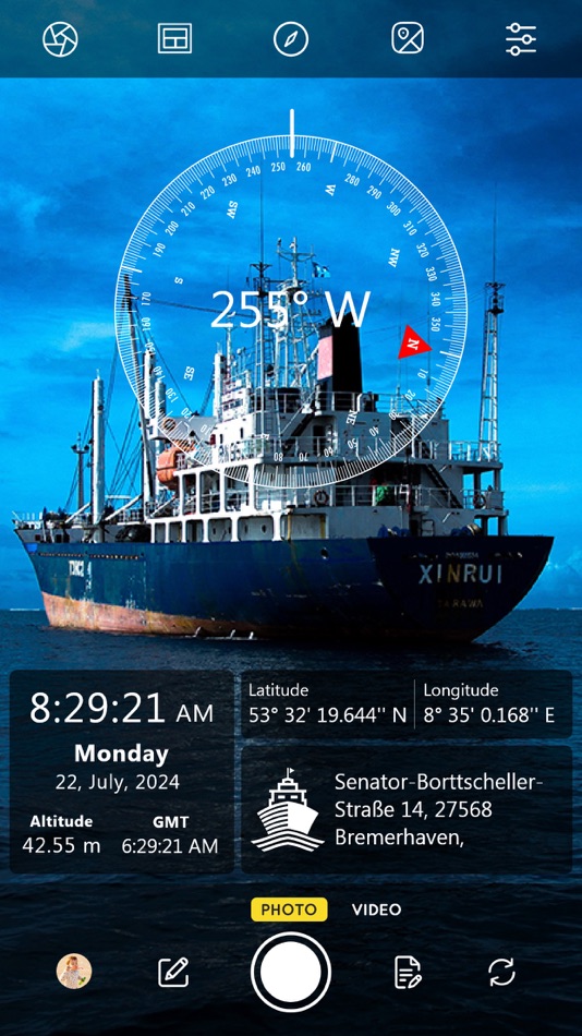 #4. GPS Map Camera Lite: Timestamp (iOS) 由: SUSAMP INFOTECH