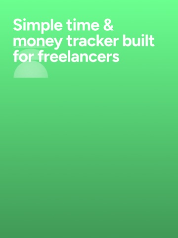 Hourlog - Time & money tracker iPad screenshot