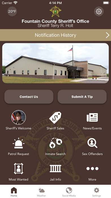 Fountain County Sheriff Screenshot