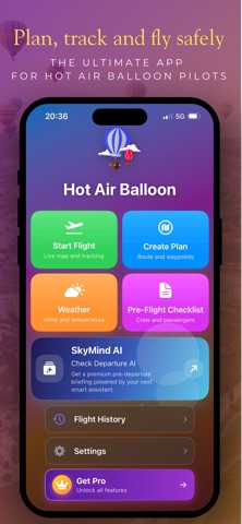 Hot Air Balloon Map AI screenshot