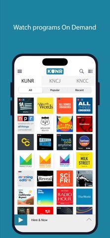 KUNR Public Radio iPhone screenshot