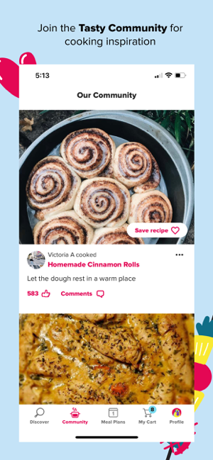 ‎Tasty: Recipes, Cooking Videos Screenshot
