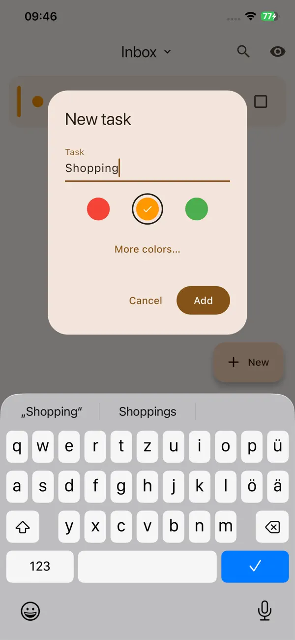 Screenshot #3 pour Color Tasks – Simple Lists