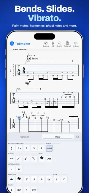 TabMaker - Guitar Tab Editor screenshot 4