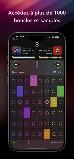 Capture d'écran de Djay - DJ App & AI Mixer sur iPhone 6