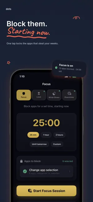 DOTS - Screen Time & Focus screenshot 3