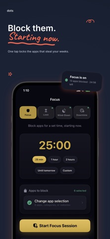 DOTS - Screen Time & Focus Screenshot 3 of 7