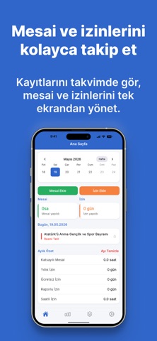 Mesai Takip - Pro Screenshot 1 of 6