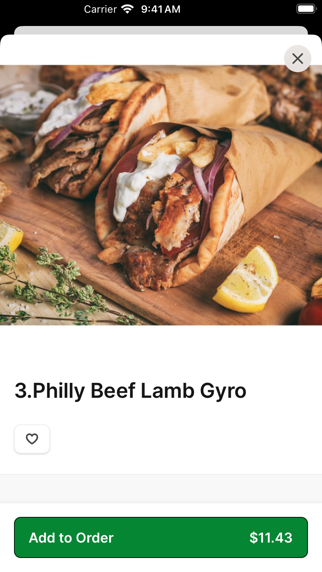 Juicy Gyros app screenshot 3
