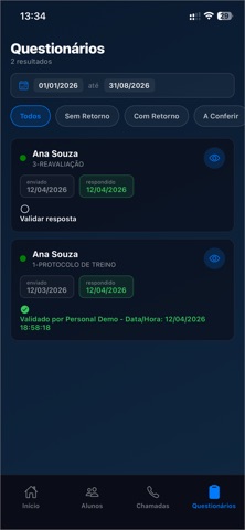 ManagerFit iPhone screenshot