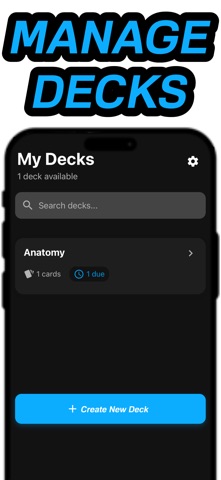 Spaced Repetition Flashcards screenshot