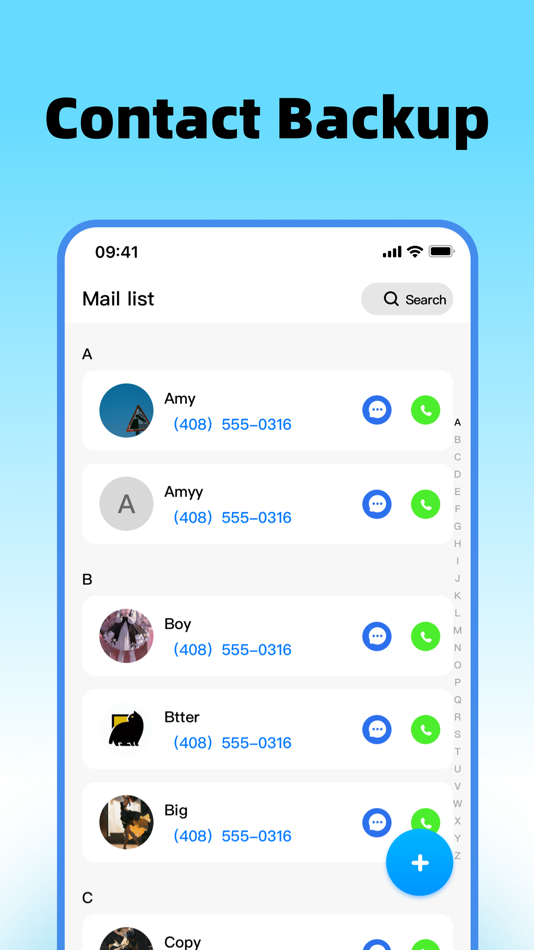 #5. Contacts Backup - Easy Backup (iOS) 由: 明昆 王