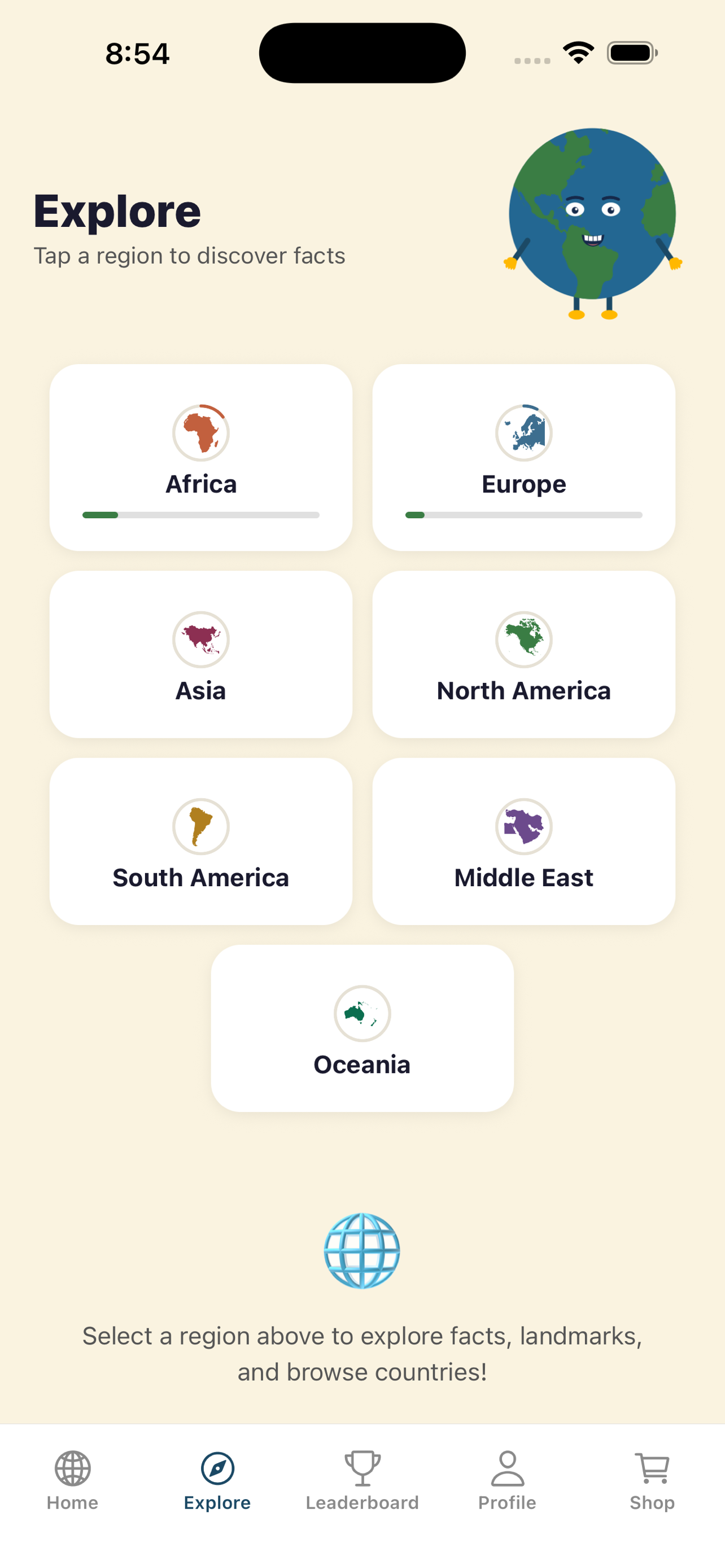 Globi: Geography Quiz screenshot 2