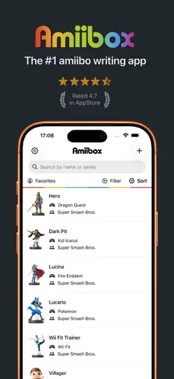 Captura de pantalla de Amiibox - Identify & Write NFC en iPhone 1