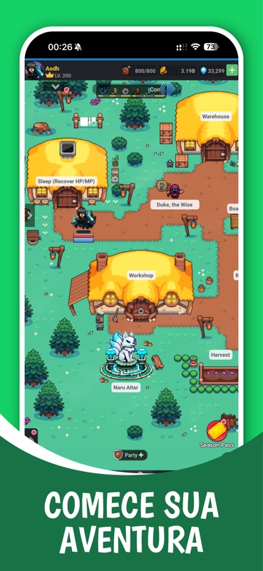 Mana Storia - Pixel MMORPG screenshot 1