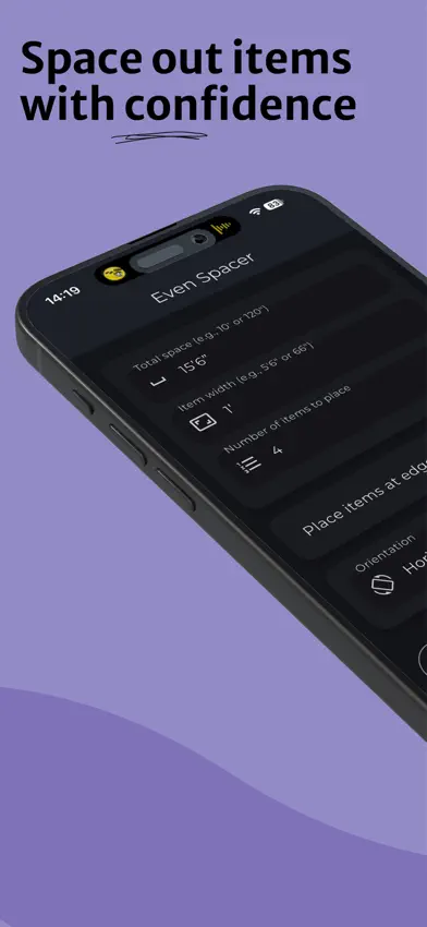 Even Spacer - Measurement Tool screenshot 1