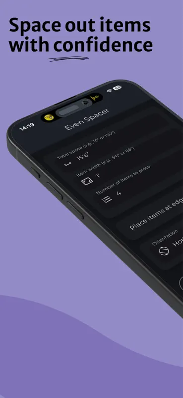 Even Spacer - Measurement Tool screenshot 1 of 5